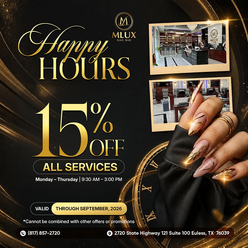 🎉Mlux Nail Bar - promotion 🎉